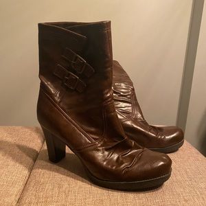 Size 11 Mossimo Brown mid-calf boots